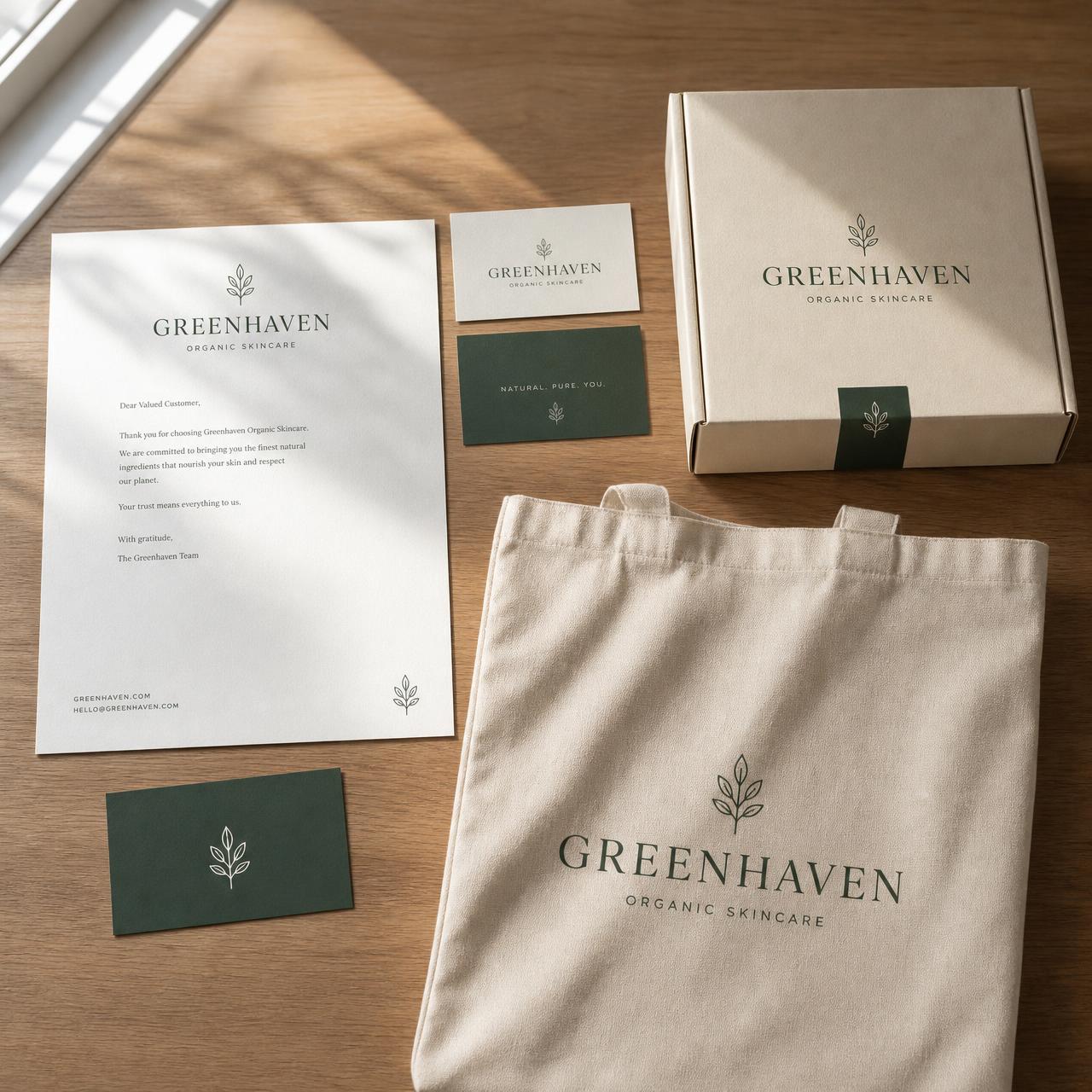 Brand Identity Flatlay