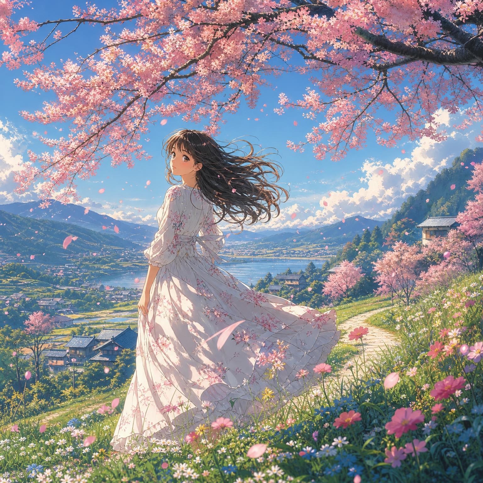 Ghibli-style illustration sample