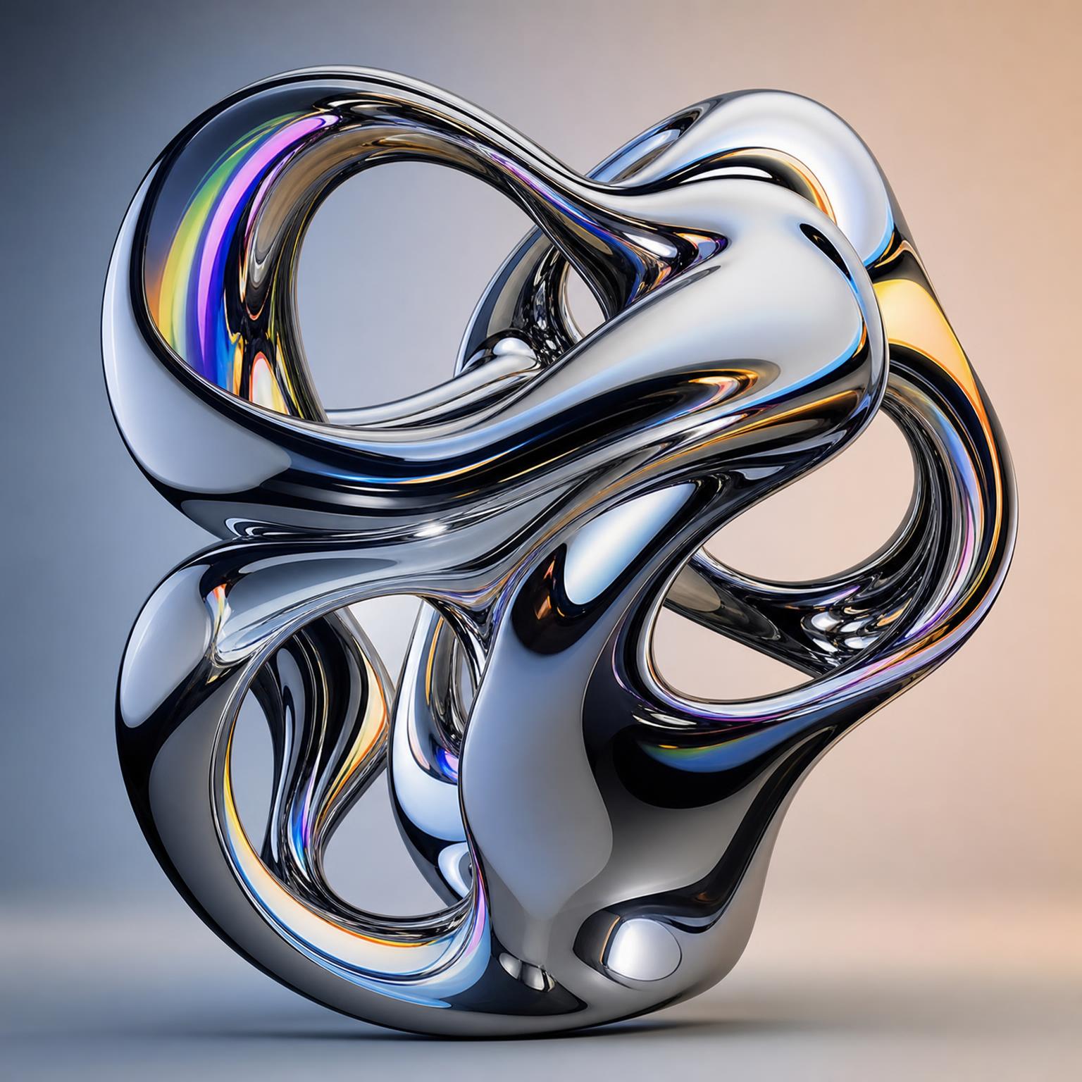 Chromatic 3D sculpture sample
