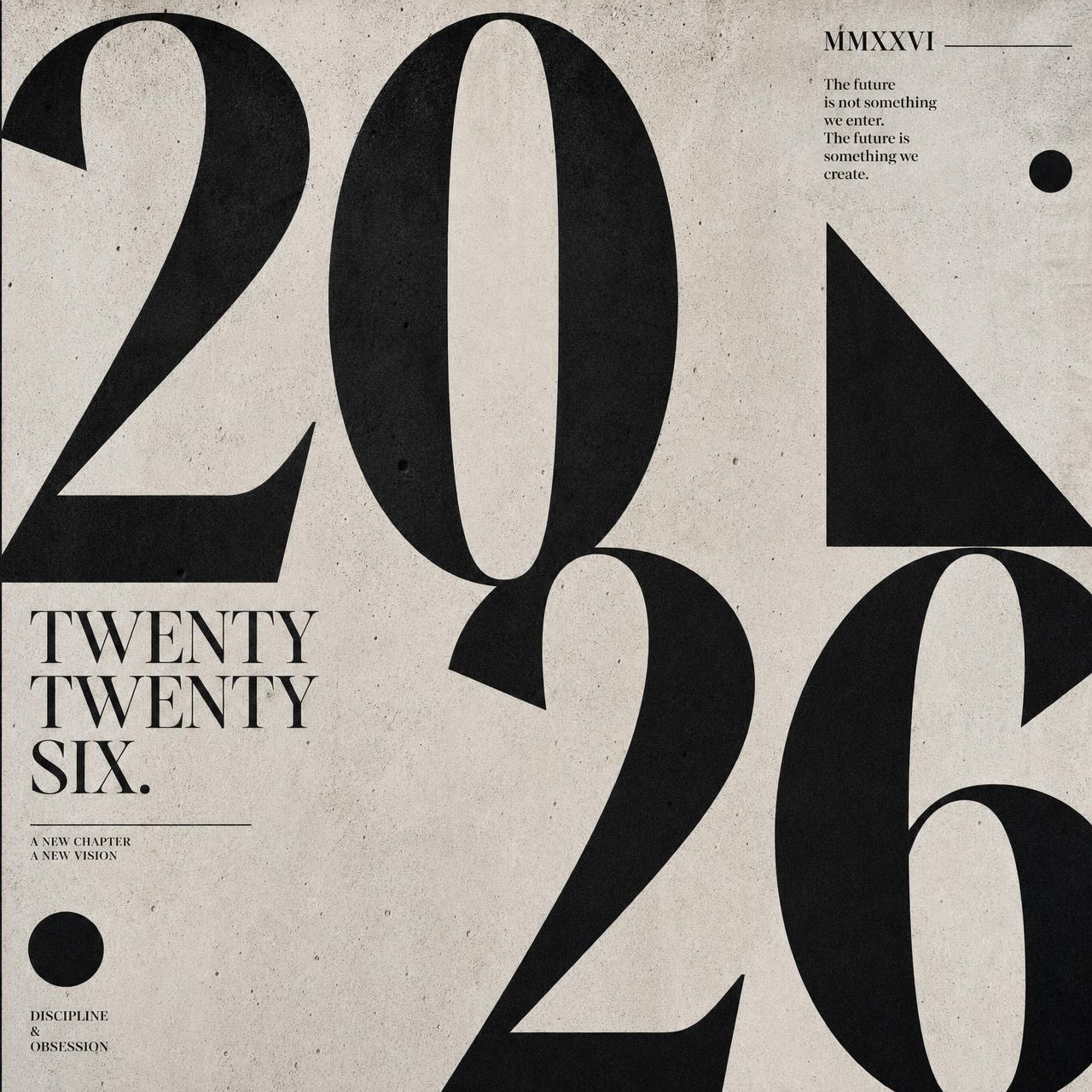 Bold brutalist serif typography poster, oversized display letters on cream paper with red accent bar